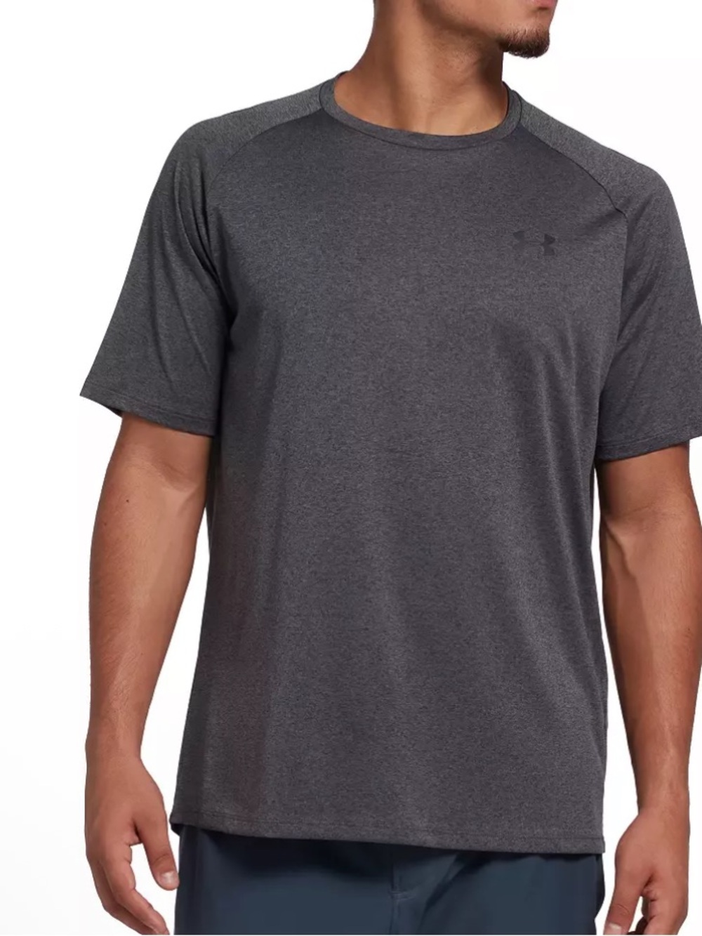 UNDER ARMOUR Gray Tech Tee Work Out Moisture Wicking Shirt Cooling XXL Gym